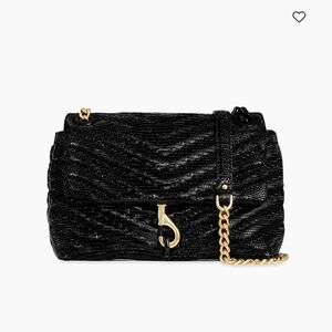 Rebecca Minkoff Black Textured Crossbody Bag